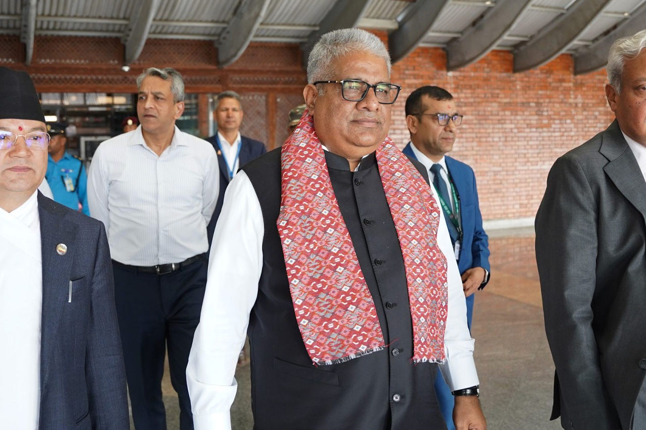 भारतीय वातावरणमन्त्री भूपेन्द्र यादव नेपाल भ्रमणमा